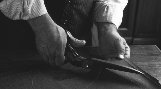 Tailor Cutting Cloth London