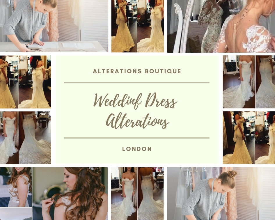 wedding gown alterations london